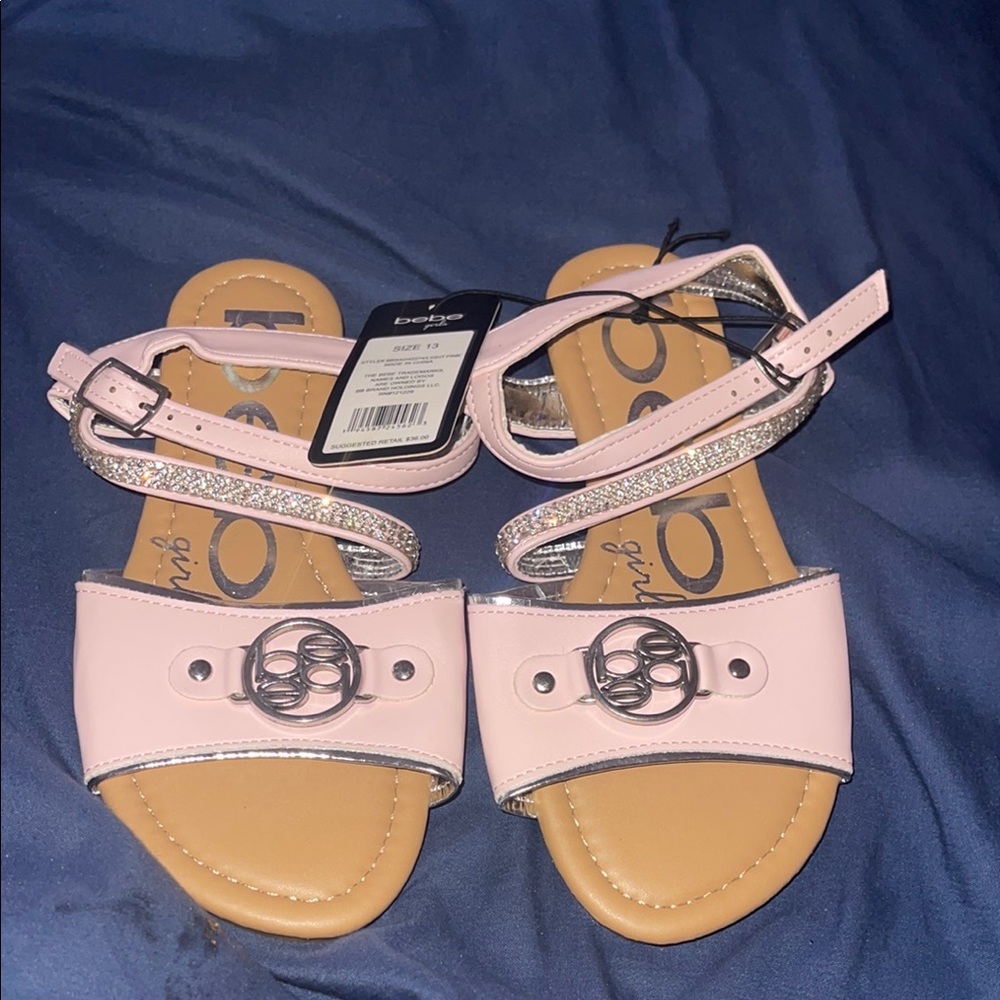Girls Bebe sandals NWT